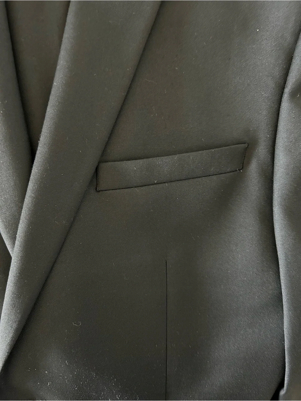 Men’s Suit - IZOD 38L, Black Two-Button Suit